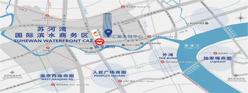 汇能大悦中心交通区位图