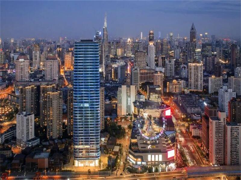 汇能大悦中心外立面夜景