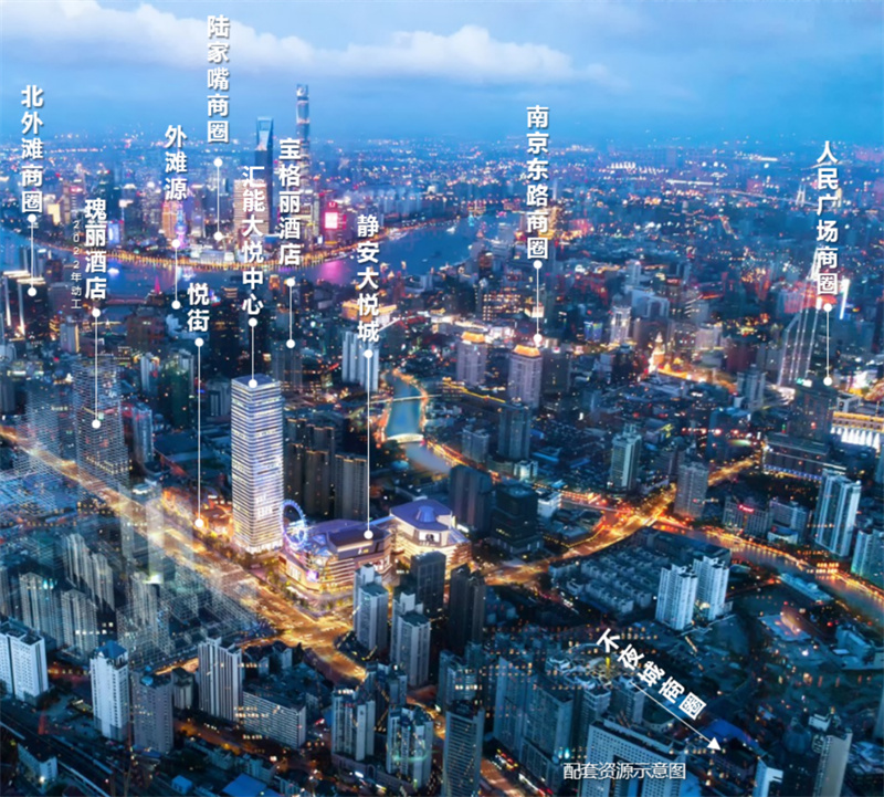 汇能大悦中心10米挑高大堂实景
