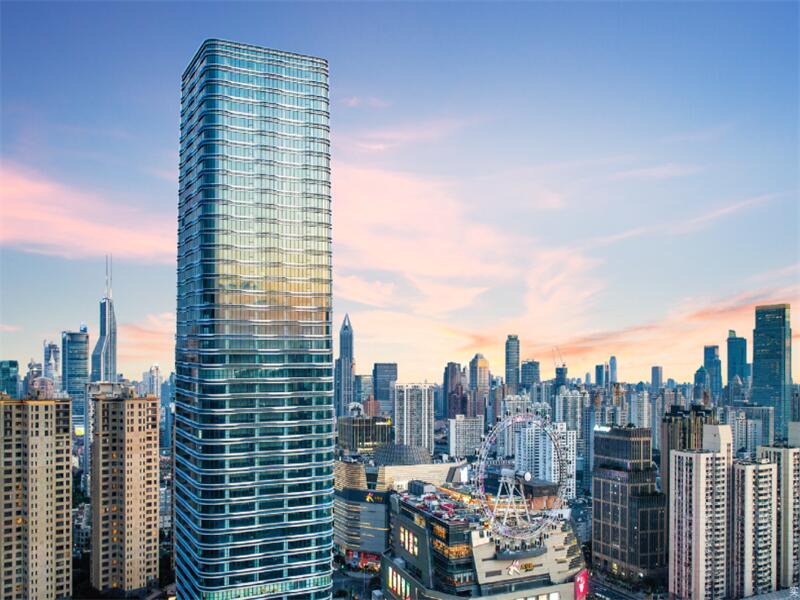 标准层办公空间实景